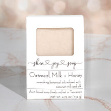 Load image into Gallery viewer, Oatmeal Milk Honey Soap Joy Bar