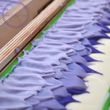 Load image into Gallery viewer, White and purple bar soap loaf with textured top. Handcrafted Luxurious Natural Bar Soap: A Soap Supreme best seller, Lavender Sage is formulated of nourishing botanical oils and cocoa butter infused with organic coconut milk and luxurious silk fibers. This essential oil fragrance oil blend is a classic clean herbaceous dream. Skin Joy Soap Murfreesboro Tennessee